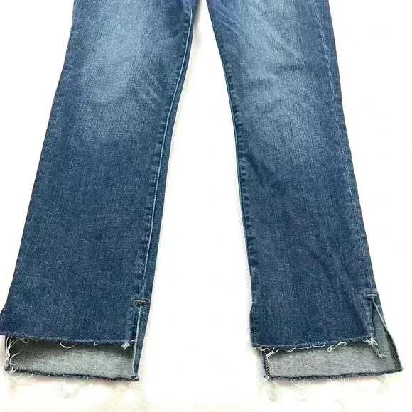 Frame Le High Straight High Waisted Distress Stretch Crop Ankle Jean Size 27 - Picture 4 of 14